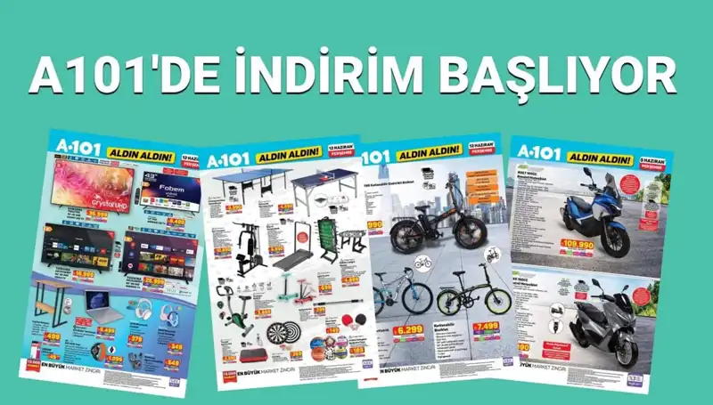 A101 12 Haziran Aktüel Kataloğu: Yüzlerce Ürün Fırsatı Sizleri Bekliyor