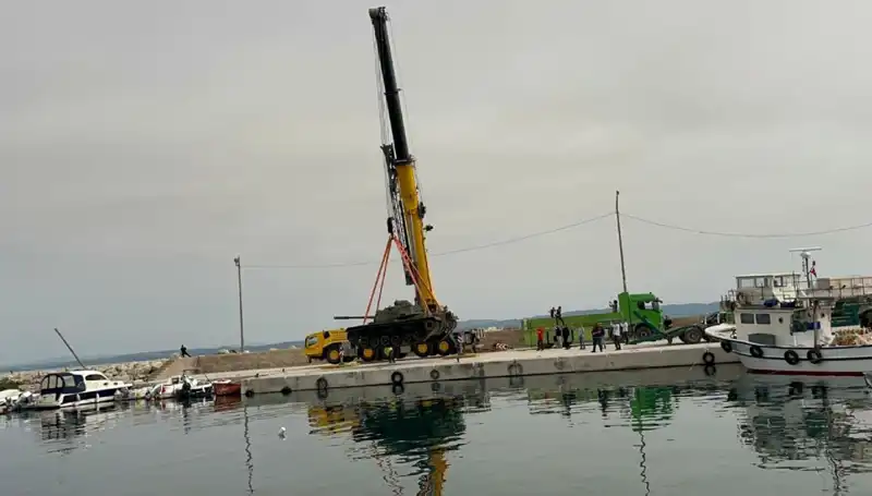 Saros Körfezi’nde Tarihi Bir Gelişme: Tank Batırılması Süreci Başladı