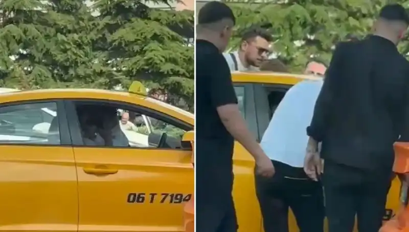 Trafikte Tartıştığı Taksi Şoförünü Yumruklayan Sürücü Gözaltına Alındı!
