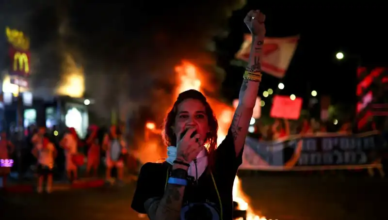 Gazze’deki Savaşın Sonlanması İçin Binlerce İsrailli Sokaklarda İsyan Ediyor