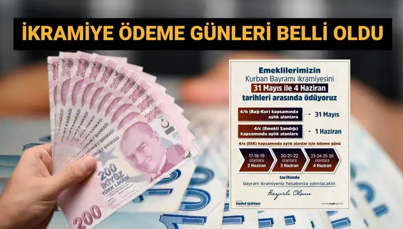 Emekli Bayram İkramiyeleri Hesaplara Yatıyor: Tarihler ve Detaylar!
