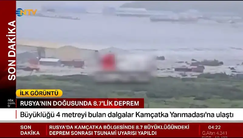 Kamçatka Kıyılarında İlk Tsunami Dalgaları Geliyor: Neler Olacak?