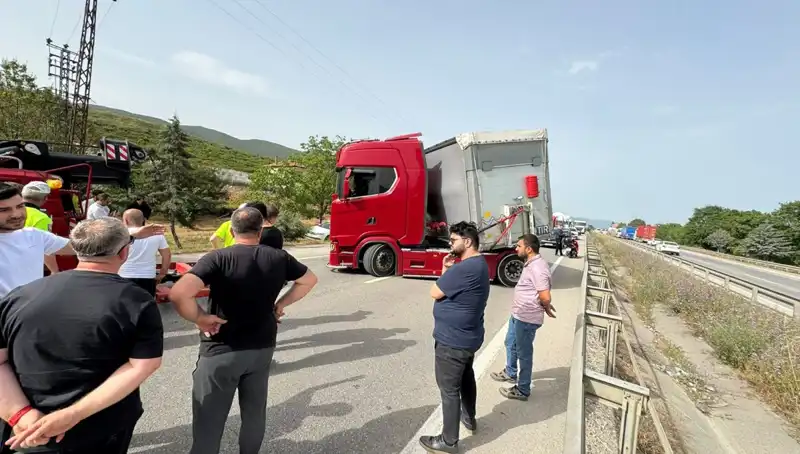 Seyir Halindeyken Arı Soktu: Trafik Kilitlendi ve Şok Anları Yaşandı