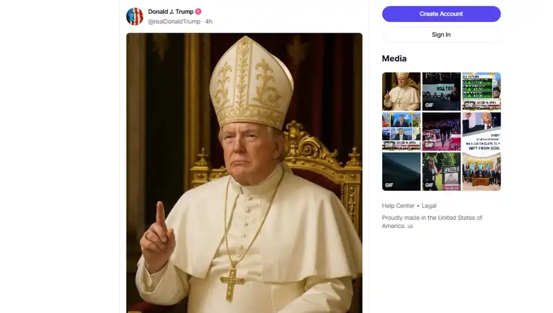 Trump'ın Papalık İlişkisi: Kendi Fotoğrafıyla Güç Gösterdi