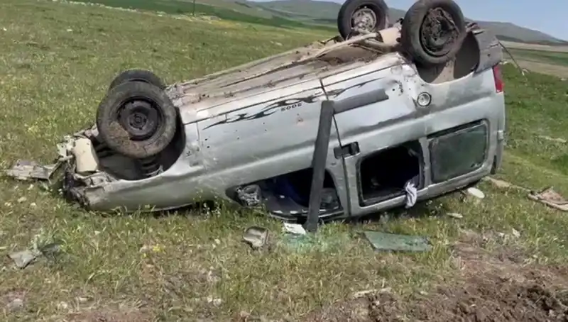 Konya'da Sarsıcı Kaza: Otomobil Takla Atarak Feci Şekilde Yaralandı
