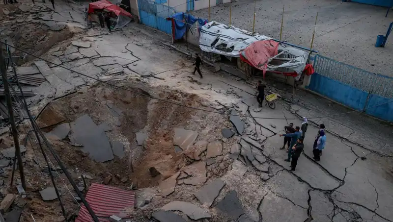 İsrail'in "Hamas Tüneli" İddiaları Su Tahliye Hendeği Olduğu Ortaya Çıktı
